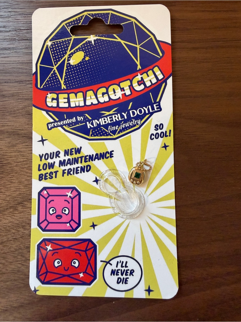 Kimberly Doyle Baby Gemagotchi with emerald - Picture 2 of 4